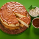 Classic-Cheesecake-with-Salted-Caramel-Topping-Recipe