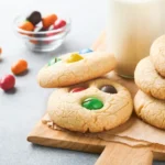 Soft-Baked-Sugar-Cookie-Recipe-with-Chocolate-Candy-Topping